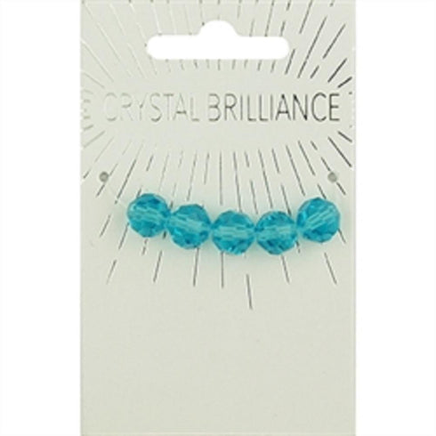 AussieSuperStore Jewellery Making Supplies Turquoise Chinese Crystal Round Facet Bead 9mm (in 4 colours) Chinese Crystal Round Facet Bead 9mm (in 4 colours) | Jewellery Making Beads | Jewellery Making Supplies 9323823205249 CRY19008